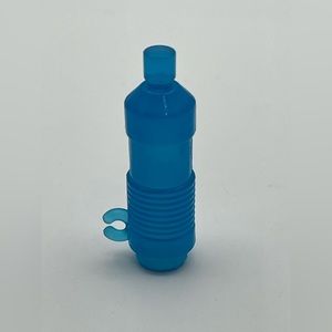 BARBIE WATER BOTTLE AQUA BLUE FINGER CLIP SNAPS IN DOLL PLAYSET ACCESSORIES